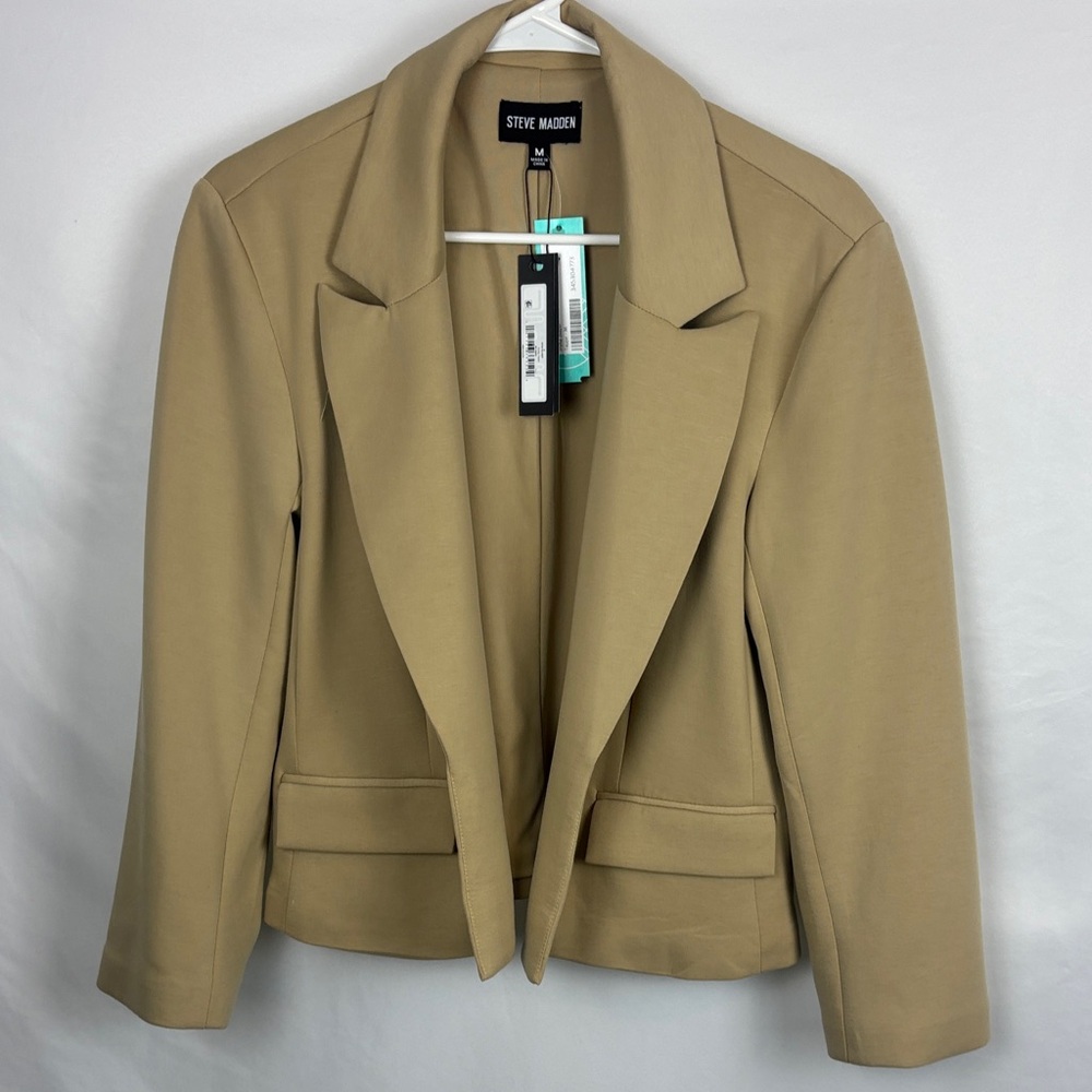 Steve Madden Taupe Women's Suit Jacket. Size medium. Brand new with tags